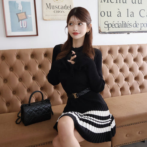Bicolor rich dress